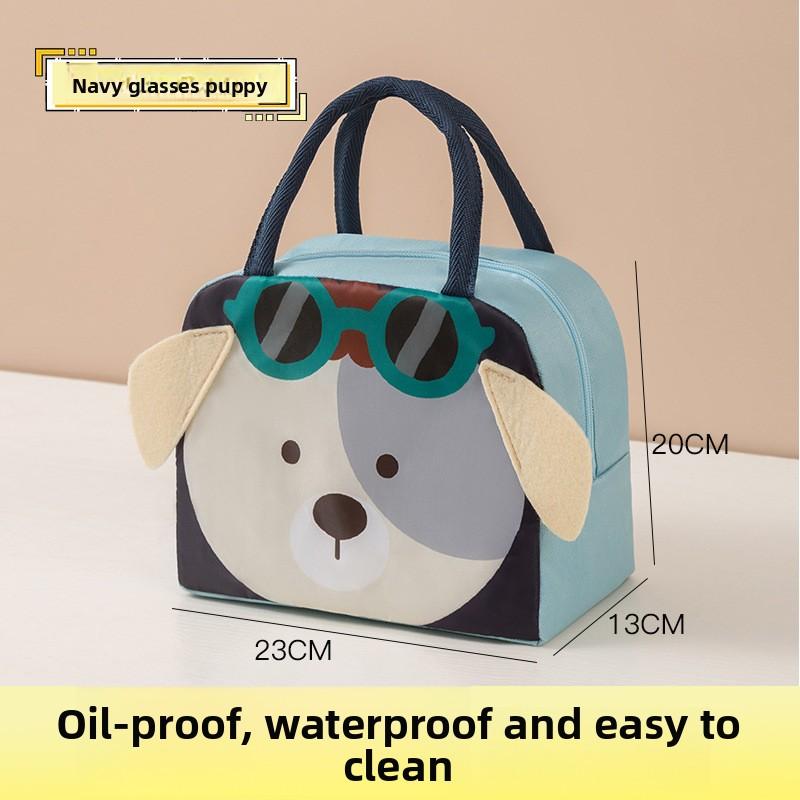 Non-Woven Fabric Insulated Bag Lunch Tote Bag Lunch Bag Lunch Bag Student Tote Lunch Storage Cartoon Bento Bag