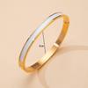 Starry Sky Silver Titanium Steel Bracelet for Women - High-End, Versatile, Full Diamond, Non-Fading Fashion Accessory