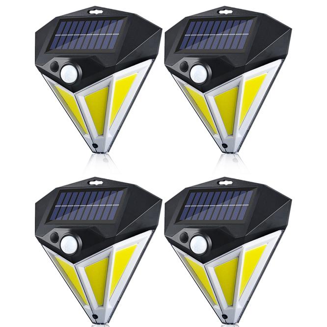 Super Bright LED Solar Light Outdoor IP64 Waterproof 3 Modes Solar Street Lamp Human Induction Solar Garden Decorative Lights