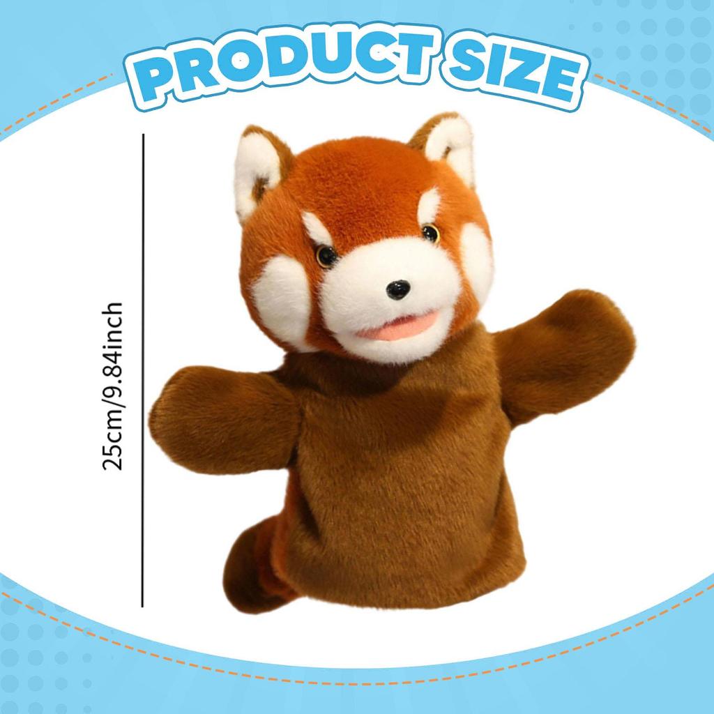 Soft Hand Puppet Storytelling Stuffed Animal Toy Interactive Role Play for Stage Performance Kindergarten And Educational Use