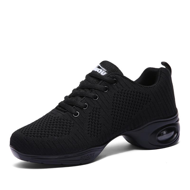 

Square dance shoes sailor ghost step autumn dance shoes female adult square dance dancing female shoes flying woven soft sole new 40 чорний