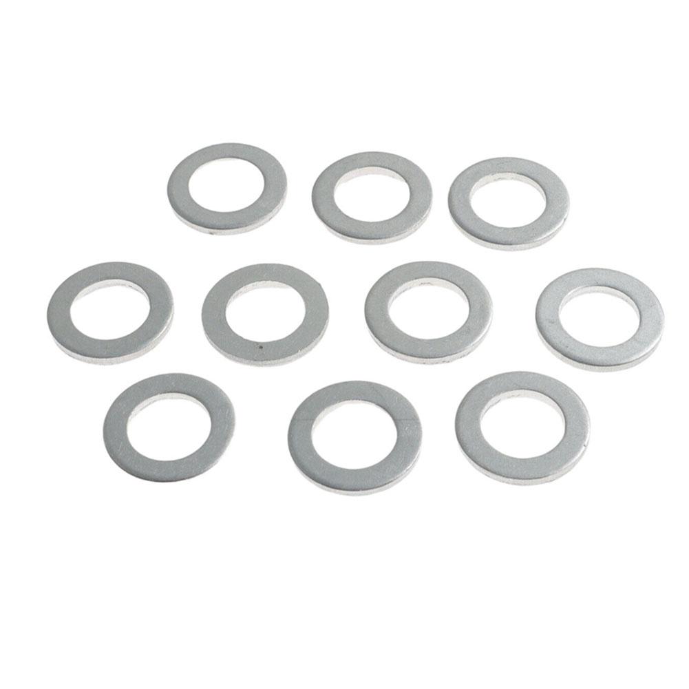 10pcs Engine Oil Drain Plug Washer Gaskets 14mm 94109-12000 Aluminum For Honda For Acura Civic Odyssey For CRV Auto Parts Engine Gaskets 6