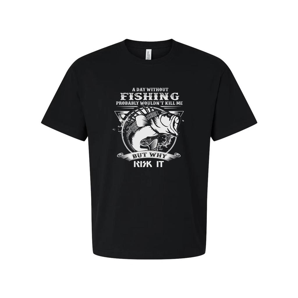 Fischer Grafik Unisex T-Shirt Mit Humorvollem Fisch Design