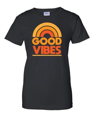 Ladies Good Vibes - Rainbow Cool T-shirt Women's Tee