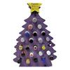 Yousheng Wooden Christmas Tree Wine Rack 24 Days Advent Calendar Wine Bottle Holder Adult Christmas Tree Countdown Decoration for Countertop Bar Decor