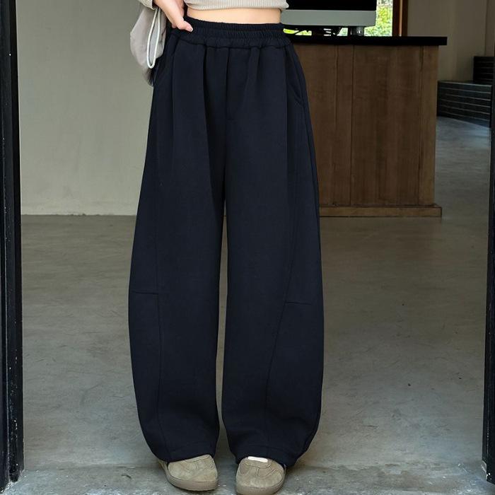 

Широкие брюки для девочек Модные стильные прямые брюки для детей Удобная весенняя повседневная одежда Подростковые брюки 8 10 12 лет 170 чёрный