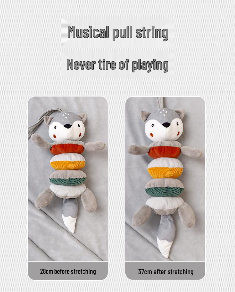 Aipinqi Baby Musical Plush Rattle Toy for Crib & Car