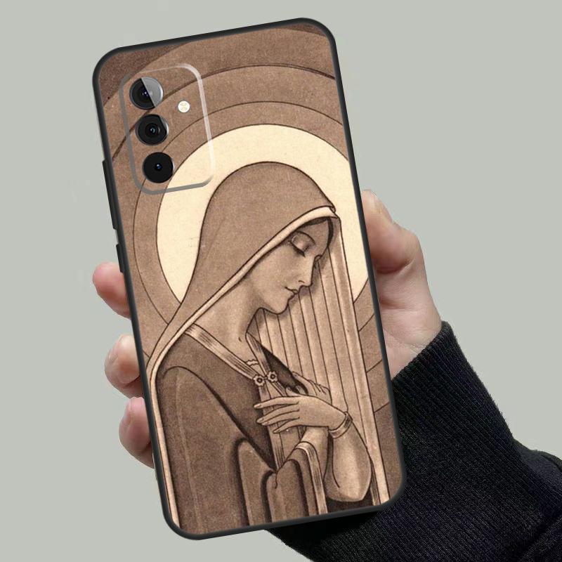 Holy Mother Virgin Mary Christian Case For Samsung Galaxy A54 A34 A14 A36 A56 A06 A13 A53 A32 A12 A22 A52 A35 A17 A16 A55 A15