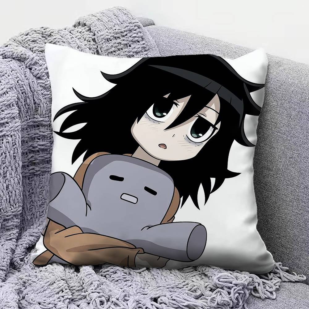 Watamote Tomoko Kuroki Home Sofa Cushion Covers and Aecorative Custom Pillow Covers
