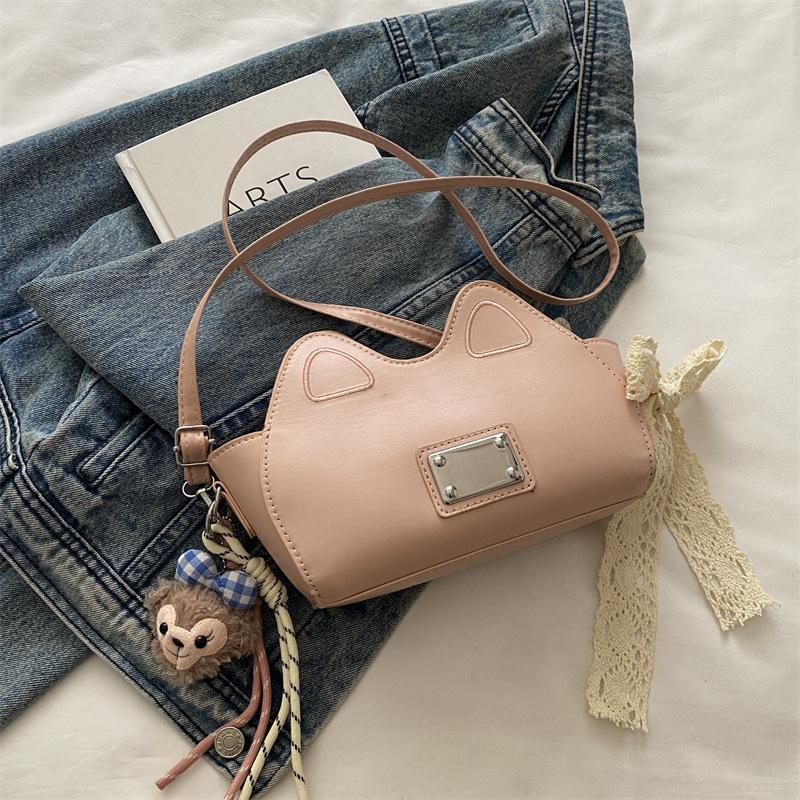 Women's bag fashion casual cute cat ear bag women's summer new trend commuter shoulder messenger bag