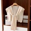 Knitted Texture Air Conditioning Shawl Korean Style Fake Collar Neck Cape  Dress Shirt Accessory