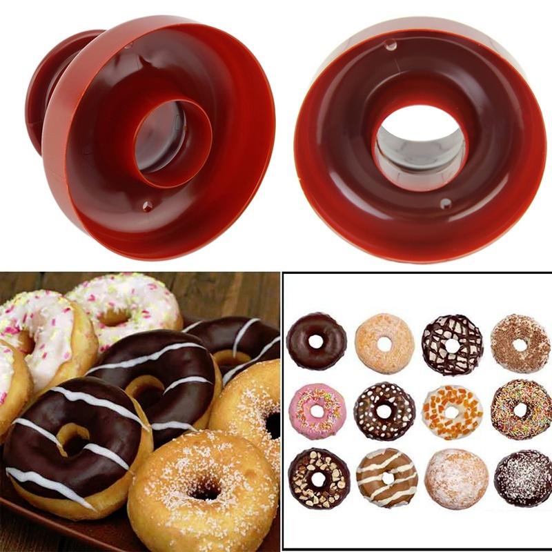 New Donut Maker Cutter Mold Fondant Cake Bread Desserts Bakery Mould Tool DIY