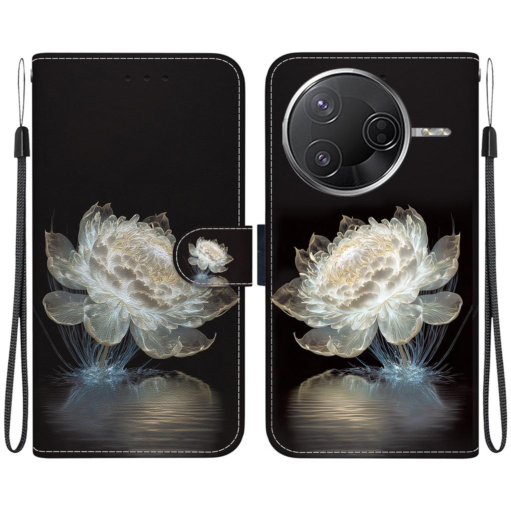 Per Xiaomi Poco F7 Pro 5G/F7 Ultra 5G/Redmi K80 Pro 5G/K80 5G Custodia a Portafoglio per Telefono Copertura a Libro in Pelle Stampa a Motivo