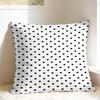 Federa Cuscino a Pois Bianchi e Neri Federa Cuscino Originale per Divano Divano Letto Federe Morbide Regalo