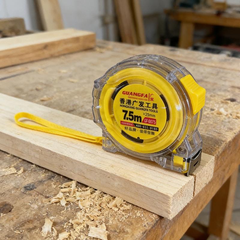 Yellow Portable High-precision Tape Measure Measure Simple and Multi Functional Steel Tape Measure Suitable for Site Surveying