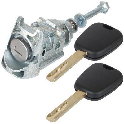 Peugeot 407 2004- Front Left Door Lock Insert + 2 KEYS