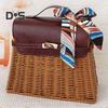 Gift Basket with Swinging Clasp Faux Rattan Woven Basket with Handle Party Favor Storage Basket for Chocolates Candies Wedding Birthday