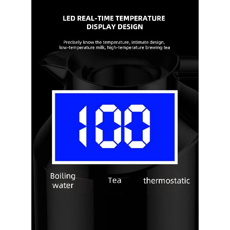 Car Mounted Kettle 12v24v Electric Kettle For Trucks 1500ML Large Capacity Insulated Car Boiling Water Coffee Instant Noodles