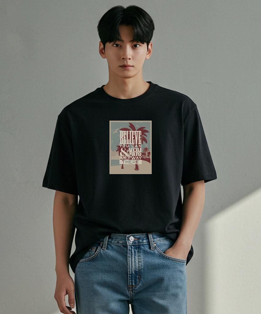 Jeneleolwogseu G-Cool-Summer-06 Cooling Ice Graphic Short Sleeve T-Shirt 4 Colors (Type A)