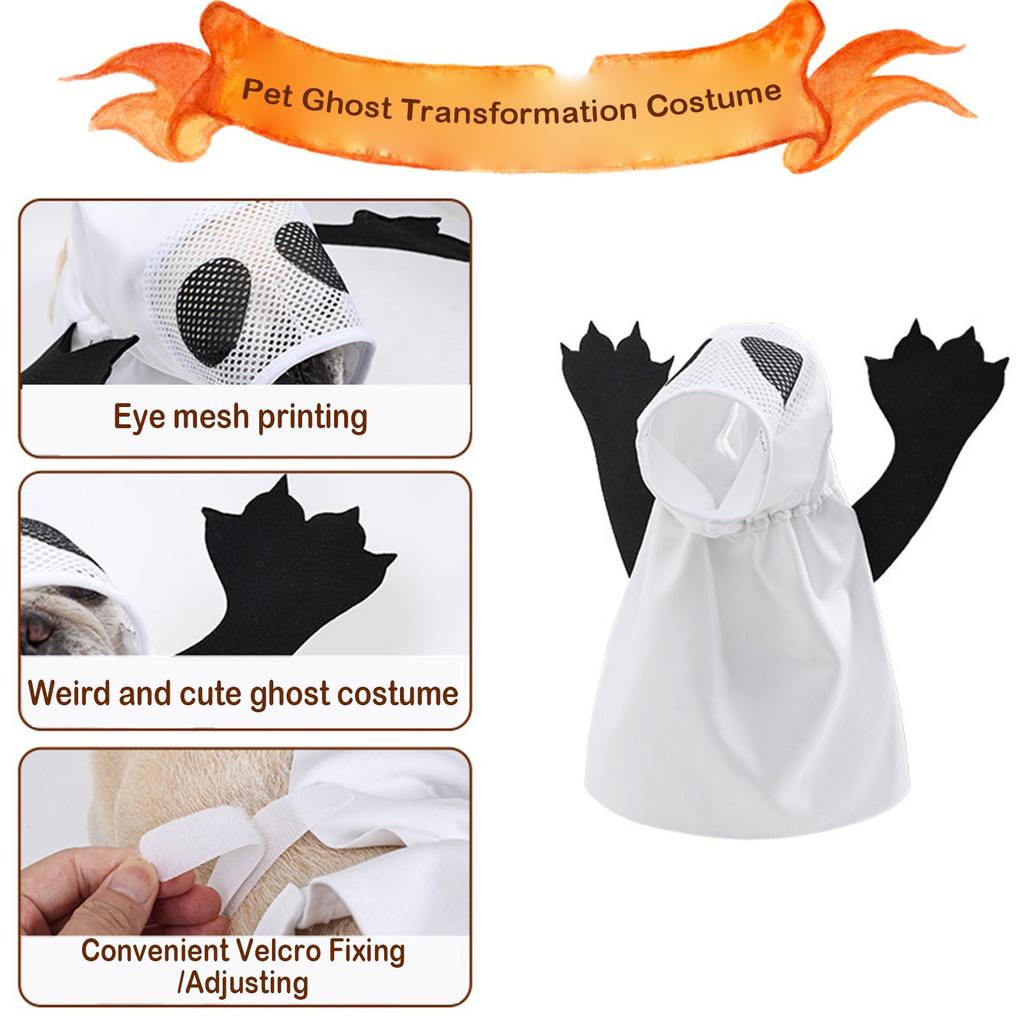 Adorable Costume For Pets! Soft, Comfy & Easy To Wear. Perfect For Halloween . Easy To Wear With Secure Straps. Fits Cats & Small Dogs.