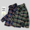 Stylish Boys' Retro Plaid Long-Sleeve Shirt - Comfortable, Breathable, and Versatile for Spring and Autumn