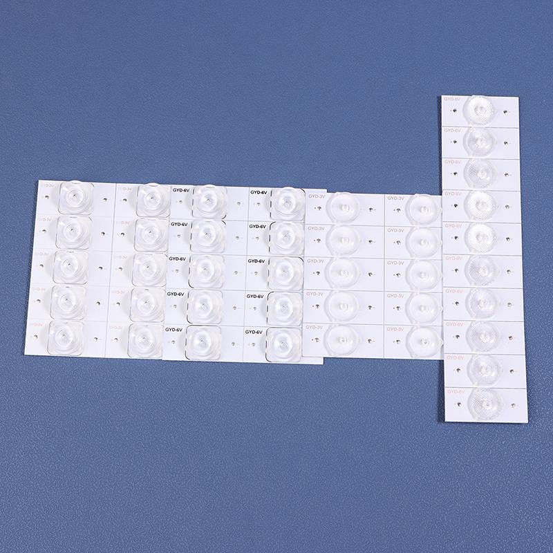 10Pcs Led Beads 3V 6V Lcd Tv Led Bead Smd Light Bead Universal Aluminum Cutting Tv Backlight Strips For 32-65 Inch Led Tv Repair