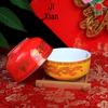 Centenarian Celebration Ceramic Gift Set: Chinese Style Longevity Bowl for Birthday Blessings