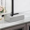 Stainless Steel Wall-Mounted Tissue Box for Hotel, Coffee Table, Restaurant, or Bathroom - Multi-Functional Pull-Out Design