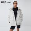 Women's Urban Print Loose Puffer Down Jacket
