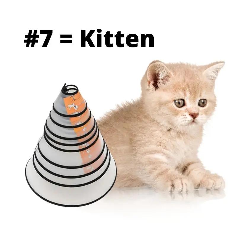 

Pet Elizabeth Collar Puppy Anti Bite Grasping Collar for Small Large Dogs Recovery Cone Ring Cats Neck Wound Healing Accessories