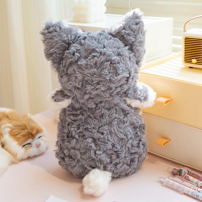 30cm Kawaii Plush Corgi Pencil Case Makeup Bag Lovely Dog Tissue Box for Car Home Decor Soft Pillow Dolls