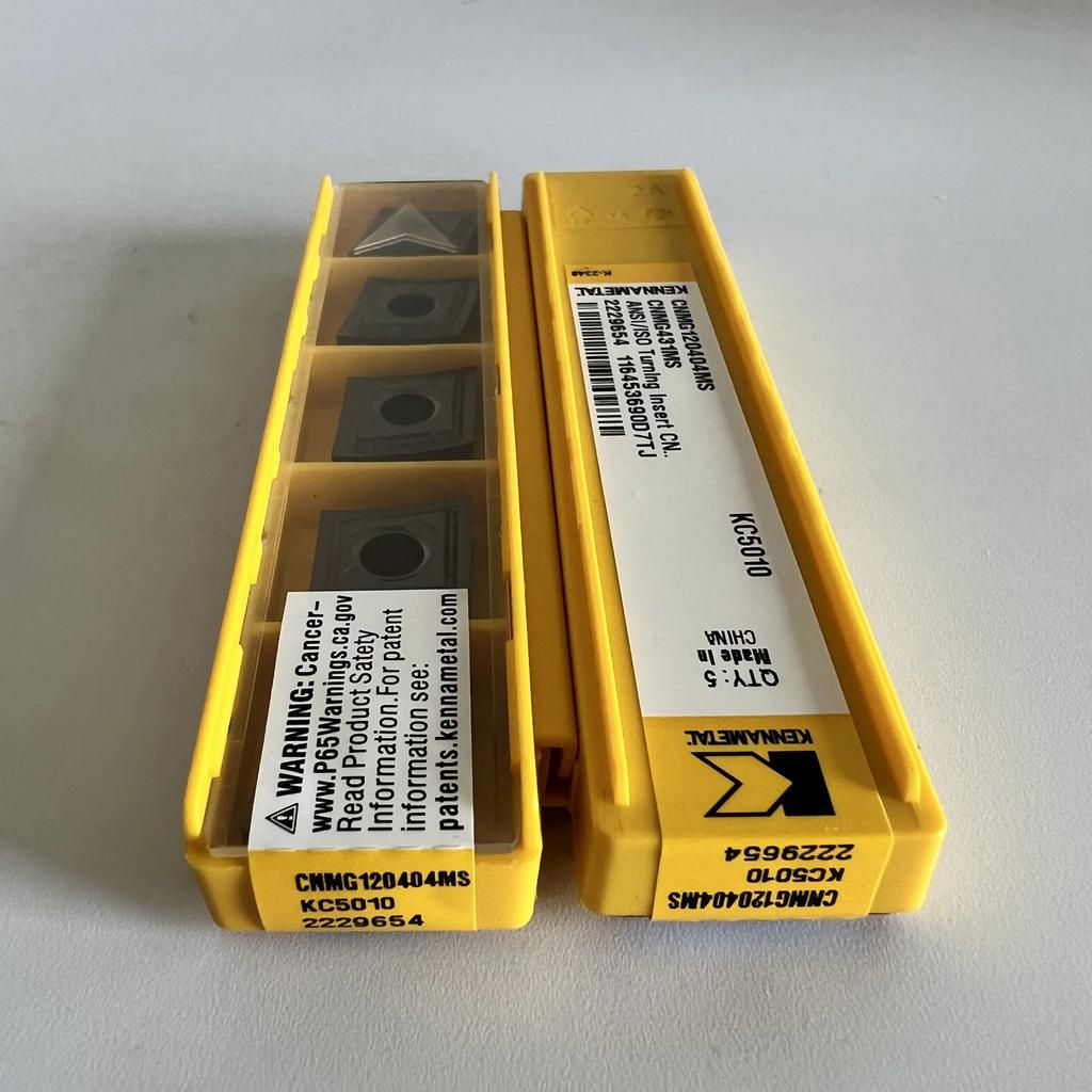 KENNAMETEL / CNMG120404MS KC5010 / Original carbide blade 10 Pcs