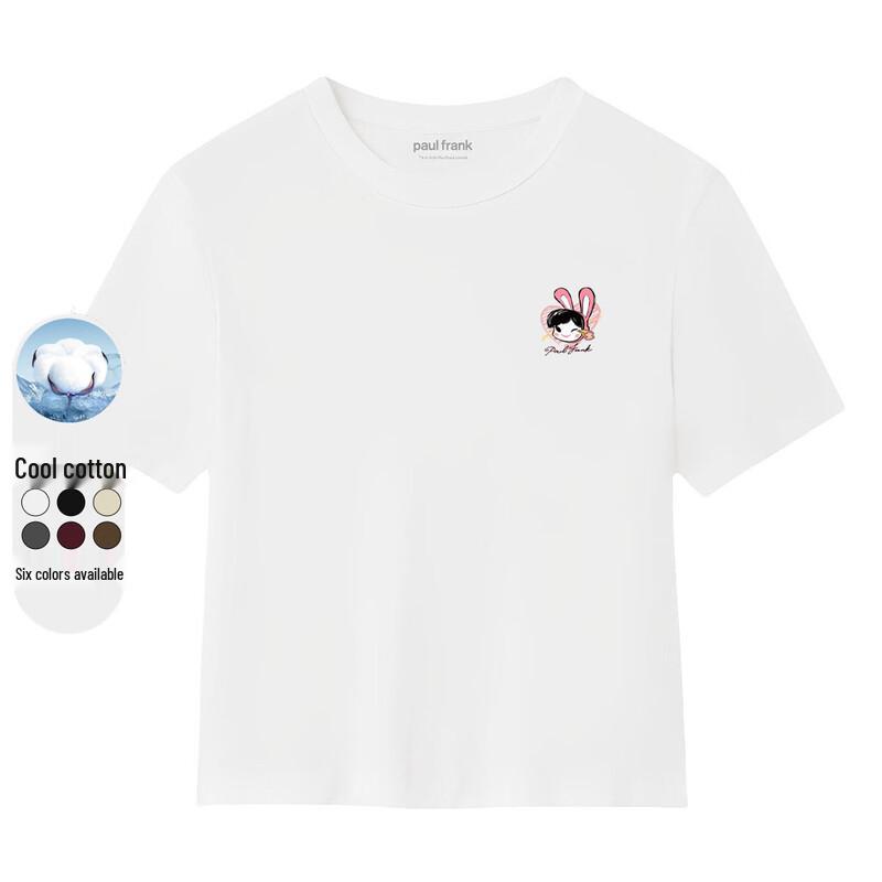 

Жіноча обтисла футболка з коротким рукавом Paul Frank L