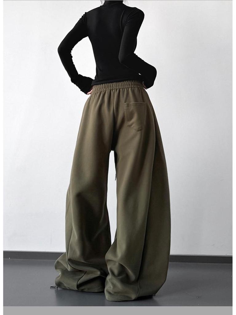 2025 Women's Autumn/Winter Loose Fit Wide-Leg Sports Pants