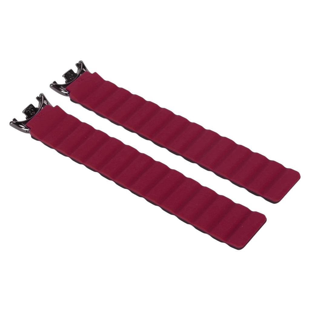 Watch Strap Silicone Lightweight Wrist Strap Watch Band for Xiaomi Mi Band 8 8 NFC Black Red