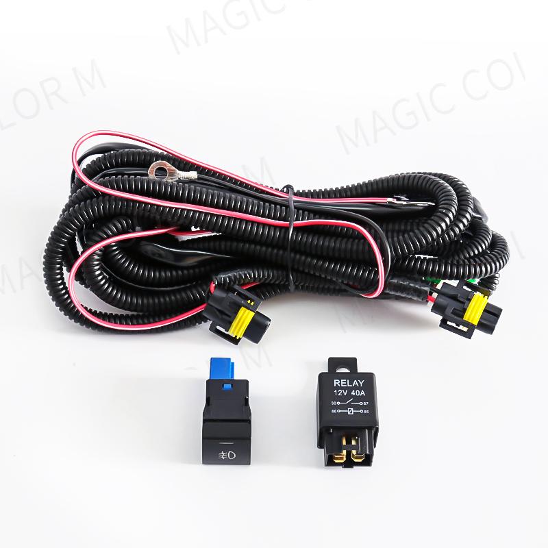 Wires Harness For Car Fog Light Socket Switch Indicator for Toyota Honda Nissan Mitsubishi Ford Suzuki Kia Car Accessories 12V