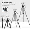 NEEWER 187cm Video Tripod with Fluid Damping QR and Cleaning Aluminum Camera Stand for DSLR Cameras and Large Professional Tripod for Video Maximum