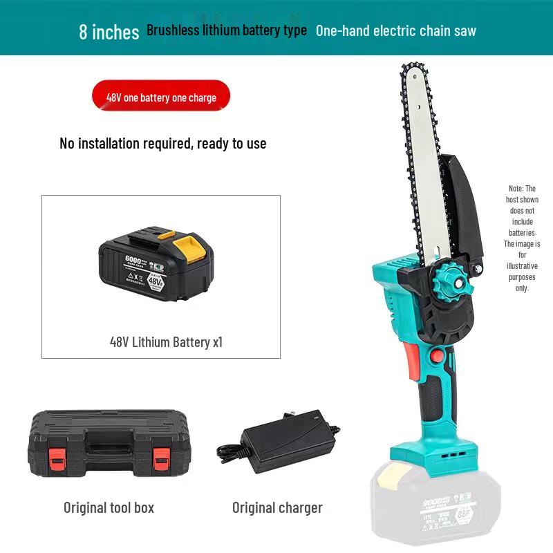 

Junlun 8-inch Brushless Cordless Electric Chainsaw CN plug (adapter included)
