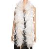 1Pc 2 Yards 85 Grams Turkey Chandelle Feather Boa For Diy Craft,Party Dancing Dress Up, Halloween Decoration