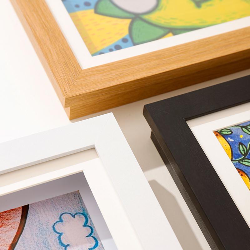 Kids' Artwork Display Frame: Magnetic, Easel-Mount for A4/A3 Paintings