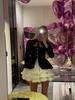 2026 Women's Lace Patchwork Tie-Waist Layered Short Dress