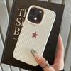Blue Striped Star Pattern Phone Case For iPhone 17 Pro Max 16 Plus 15 Pro 14 13 12 11 XS XR 17Air Silicone Soft Cover