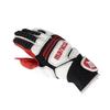 Marucci Buzun Batting X Gloves, Ambidextrous, Men's MBGFZNP-W/BK/R (White Black/L)