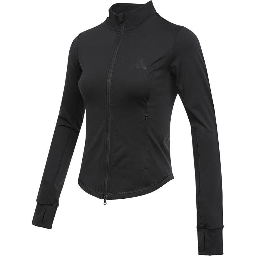 Adidas Jackets Women s Black Stand Collar Moderate Other KF2666 S