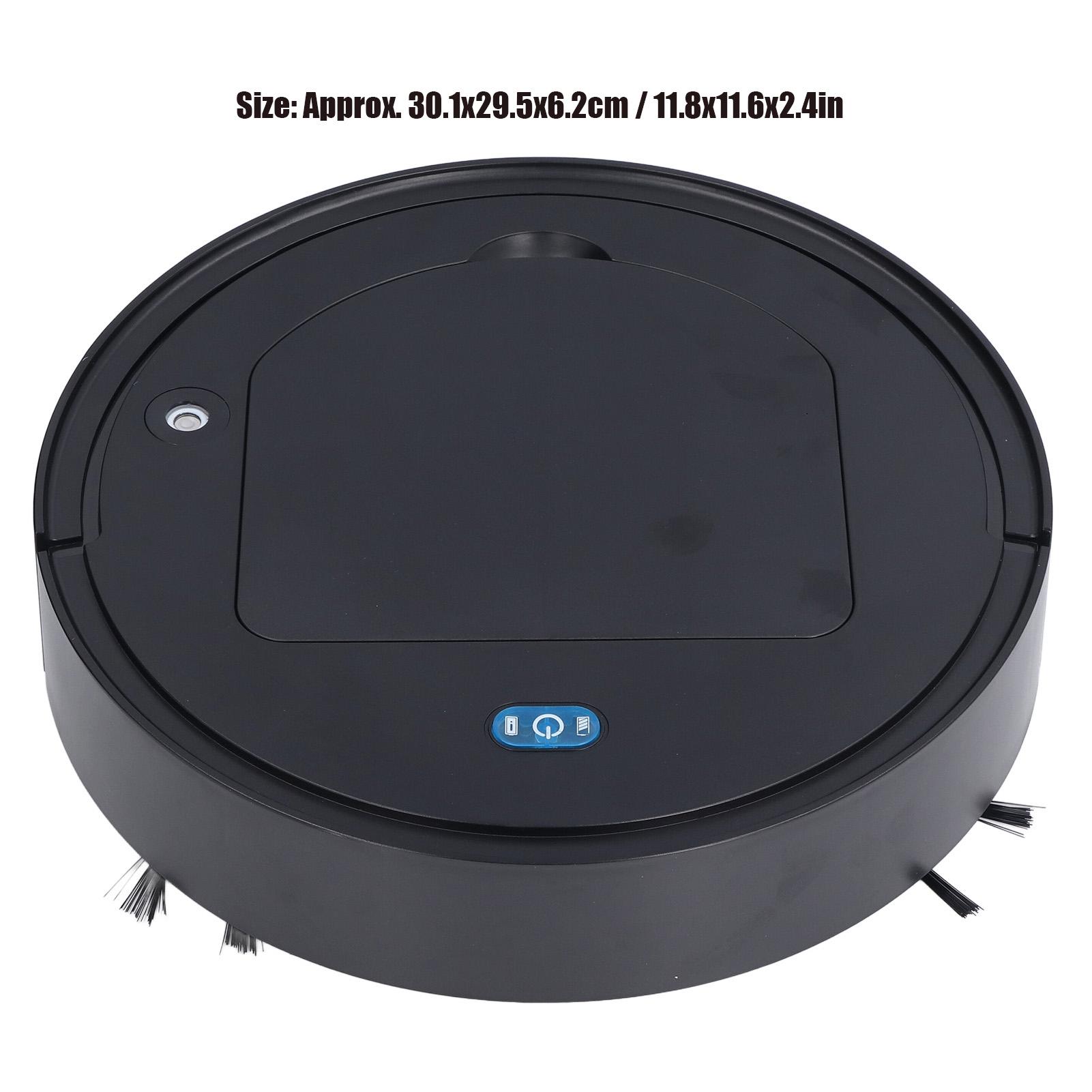 Robot Vacuum Cleaner 3 in 1 Low Noise Multifunctional Smart Automatic Sweeper for Household Use