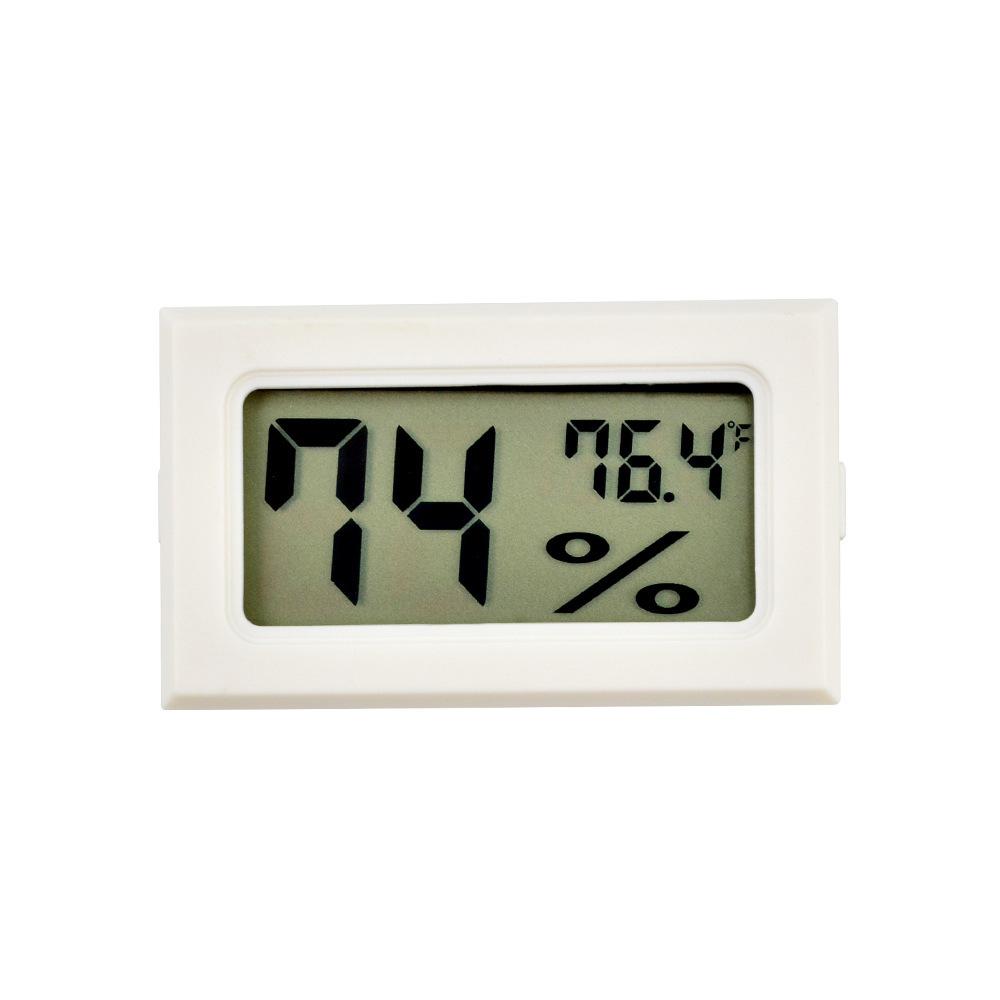 1 Pc Temperature and Humidity Digital Display Mini Type Electronic Temperature and Humidity Meter Climbing Pet Box Temperature and Humidity Meter