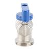Angle Stop Valve G12 DN15 Male X G34 DN20 Male Thread Brass Quarter Turn Ball Valve