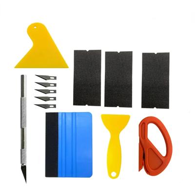 Novo kit de ferramentas para envoltório de filme de carro, raspador, rodo, ferramenta de envoltório de vinil, kit de instalação de adesivo de veículo, acessórios para carro, folha automotiva