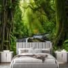 Waterfall Stream Wall Mural 3d Forest Wallpaper Living Room Bedroom Forest Wall Paper Home Decor