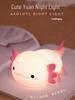 Rechargeable Axolotl Night Light with Timer – Touch-Control Bedside Lamp, Creative Gift